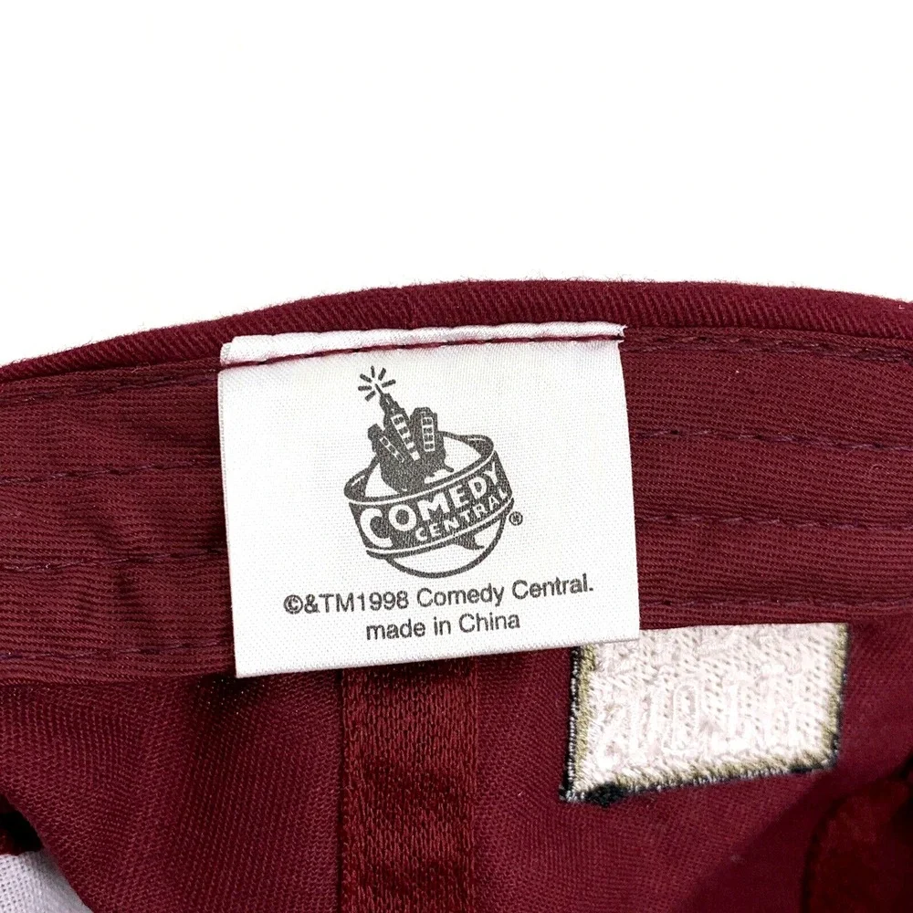 VTG 1998 South Park Stan Marsh Puking Dad Hat Comedy Central Embroidered 90s‎